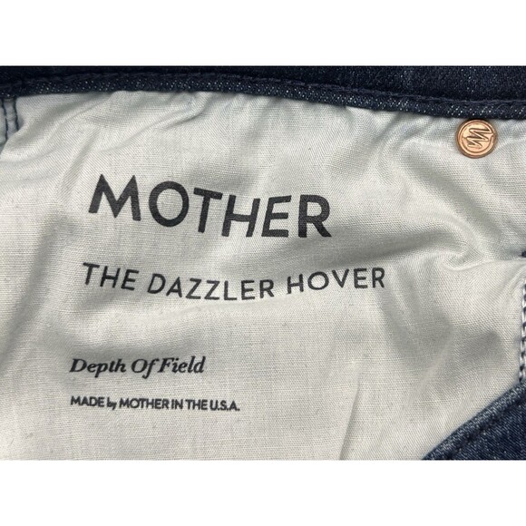Mother The Dazzler Hover Depth Of Field Denim Blue Jean Women’s 27x30 - Picture 12 of 14